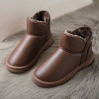 Women's Casual Solid Color Round Toe Cotton Shoes Booties Snow Boots main image 4