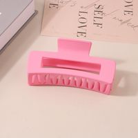 Fashion Geometric Solid Color Plastic Stoving Varnish Hair Claws 1 Piece sku image 85