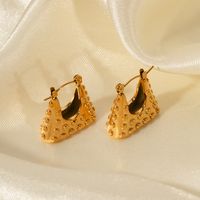 1 Pair Ig Style Square Plating Stainless Steel 18k Gold Plated Earrings main image 1