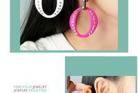 Wholesale Jewelry Simple Style Geometric Solid Color Arylic Rhinestones Hollow Out Inlay Drop Earrings main image 2