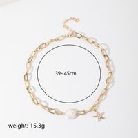 Simple Style Solid Color Copper Plating Inlay Rhinestones 18k Gold Plated Necklace sku image 2