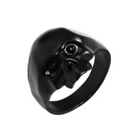 Retro Halloween Punk Skull Hollow Ring Wholesale Nihaojewelry sku image 3