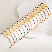 Ethnic Style Virgin Mary Stainless Steel 18k Gold Plated Bracelets main image 1