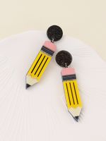 Wholesale Jewelry Elegant Pencil Arylic Drop Earrings sku image 1