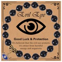 Vintage Style Devil's Eye Solid Color Turquoise Opal Snakeskin Stone Unisex Bracelets sku image 2