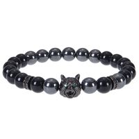 Streetwear Geometric Natural Stone Tiger Eye Men's Bracelets main image 3