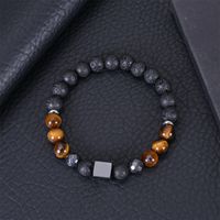 Streetwear Geometric Natural Stone Men's Bracelets main image 4