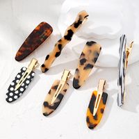 Vintage Style Simple Style Korean Style Color Block Acetic Acid Sheets Hair Clip main image 1