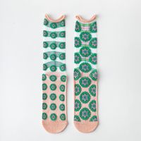 Frau Lässig Geometrisch Baumwolle Crew Socken Ein Paar sku image 1