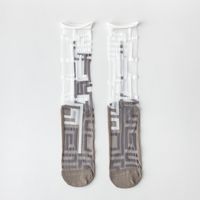 Femmes Décontractée Géométrique Coton Crew Socks Une Paire sku image 5