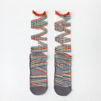 Frau Lässig Geometrisch Baumwolle Crew Socken Ein Paar sku image 9