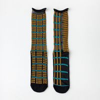 Frau Lässig Geometrisch Baumwolle Crew Socken Ein Paar sku image 10