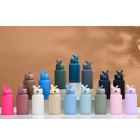 Casual Solid Color Stainless Steel Water Bottles main image 5