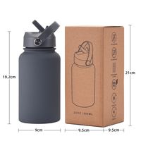 Casual Solid Color Stainless Steel Water Bottles main image 2