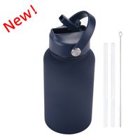 Casual Solid Color Stainless Steel Water Bottles sku image 4