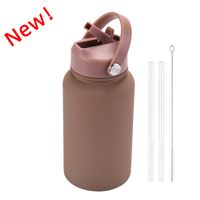 Casual Solid Color Stainless Steel Water Bottles sku image 6