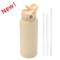 Casual Solid Color Stainless Steel Water Bottles sku image 9