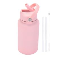 Casual Solid Color Stainless Steel Water Bottles sku image 16
