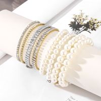 Stainless Steel Elegant Simple Style Solid Color Bracelets main image 2