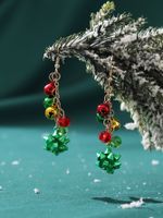 Wholesale Jewelry Cute Flower Bell Snowflake Alloy Tassel Drop Earrings main image 1