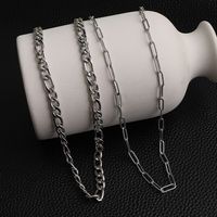 Hip-hop Solid Color Stainless Steel Necklace main image 1