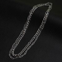 Hip-hop Solid Color Stainless Steel Necklace main image 4