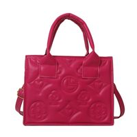 Women's All Seasons Pu Leather Solid Color Classic Style Square Zipper Handbag sku image 3