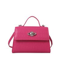 Women's All Seasons Pu Leather Solid Color Classic Style Square Magnetic Buckle Handbag sku image 4