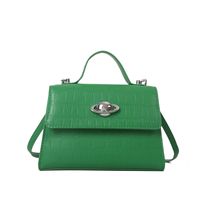 Women's All Seasons Pu Leather Solid Color Classic Style Square Magnetic Buckle Handbag sku image 5