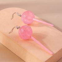 1 Pair Cute Candy Plastic Zinc Alloy Drop Earrings main image 2