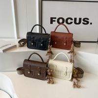 Women's All Seasons Pu Leather Solid Color Classic Style Square Magnetic Buckle Handbag main image 1