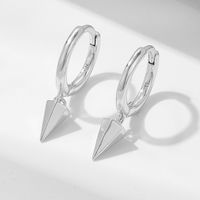 1 Pair Ig Style Geometric Plating Sterling Silver 18k Gold Plated Rhodium Plated Earrings main image 7
