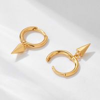 1 Pair Ig Style Geometric Plating Sterling Silver 18k Gold Plated Rhodium Plated Earrings main image 9