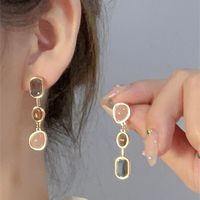 1 Pair Fashion Heart Shape Flower Bow Knot Copper Inlay Artificial Pearls Zircon Earrings sku image 18