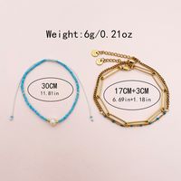Wholesale Jewelry Handmade Simple Style Geometric Colorful Leaves 304 Stainless Steel Artificial Crystal 14K Gold Plated Polishing Enamel Plating Bracelets sku image 2