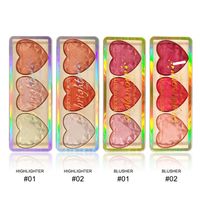 Casual Letter Love Plastic Blusher Highlight main image 4