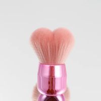 Cute Colorful Artificial Fiber Plastic Makeup Brushes 1 Piece sku image 9