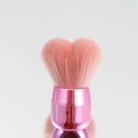 Lady Artificial Fiber Plastic Handgrip Makeup Brushes 1 Piece sku image 9