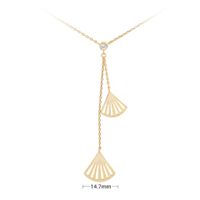 Simple Style Shell Sterling Silver Pendant Necklace In Bulk sku image 2