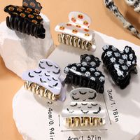 Gothic Cool Style Halloween Pattern Arylic Hair Claws main image 1