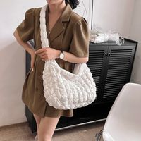 Women's Medium Polyester Cotton Solid Color Classic Style Square Zipper Shoulder Bag Crossbody Bag Square Bag main image 2
