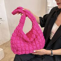 Women's Medium Polyester Cotton Solid Color Classic Style Square Zipper Shoulder Bag Crossbody Bag Square Bag sku image 8