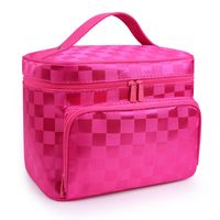Vacation Stripe Plaid Polyester Square Makeup Bags main image 5
