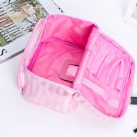 Vacation Stripe Plaid Polyester Square Makeup Bags main image 3