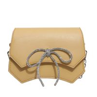 Women's Small Pu Leather Solid Color Classic Style Shell Magnetic Buckle Shoulder Bag Crossbody Bag Chain Bag sku image 3