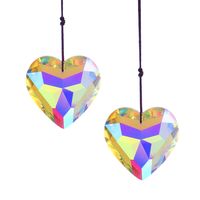 Classic Style Heart Shape K9 Crystal Pendant main image 4