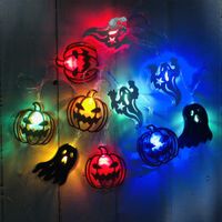 Funny Novelty Halloween Pattern Plastic Indoor String Lights sku image 35