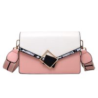 Women's Small Pu Leather Color Block Elegant Square Flip Cover Shoulder Bag Crossbody Bag Underarm Bag main image 2