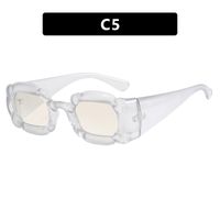 Hip-hop Punk Streetwear Geometric Ac Special-shaped Mirror Full Frame Women's Sunglasses sku image 5