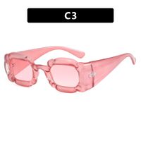 Hip-hop Punk Streetwear Geometric Ac Special-shaped Mirror Full Frame Women's Sunglasses sku image 3